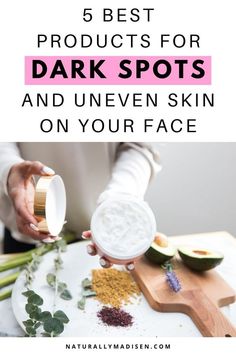 Products For Dark Spots, Products For Hyperpigmentation, Black Spots On Face, Get Rid Of Hyperpigmentation, Lemon On Face, Clear Skin Naturally, Green Tea Detox, Sandalwood Powder, Facial Routines