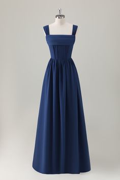 Elegant Floor Length Dress, Chiffon Evening Dress With Ruched Bodice For Banquet, Prom Chiffon Dress With Ruched Bodice, Chiffon Bridesmaid Dress With Pleated Bodice For Prom Season, Pleated Bodice Chiffon Bridesmaid Dress For Prom Season, Blue Chiffon Bridesmaid Dress For Evening, Chiffon Prom Dress With Pleated Bodice, Elegant Blue Bridesmaid Dress With Ruched Bodice, Pleated Chiffon Bridesmaid Dress For Prom Season