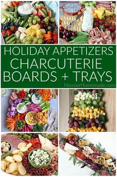 holiday appetizers for charcuterie boards and trays