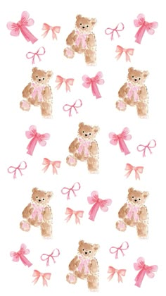 Loving Teddy Bear Wallpaper Iphone Aesthetic, Coquette Teddy Bear, Teddy Bear Drawing, Coquette Wallpaper, Iphone Wallpaper Vsco, Victoria Secret Wallpaper, Teddy Bear Wallpaper, Best Wallpaper Hd, Bear Pink