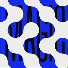 an abstract blue and white pattern with the word team on it's left side