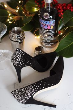 DIY Crystal Confetti Party Shoes Diy Shoes Heels, Crystal Confetti, Crystal Diy