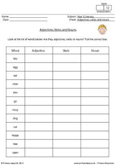 a worksheet with the words and numbers on it, including an image of a boy