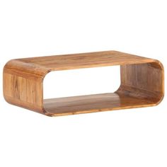 a small wooden shelf sitting on top of a white wall