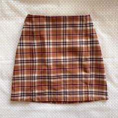 Never Worn Out Of The House. I’m Selling Because This Skirt Barely Fits Me! :) Brandy Skirt, Cara Skirt, Button Down Mini Skirt, Blue Plaid Skirt, Brandy Melville Skirt, Buckle Skirt, Floral Wrap Skirt, Cheetah Skirt, Brandy Melville Skirts