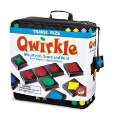 the travel size game of owlkle is in its bag and it's ready to be played