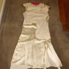 Home 3.1 Phillip Lim Dresses Vintage Dress Wedding Guest, Fall White Dress, Formal White Dress, White Dress Fall, Rehearsal Dinner Dress, White Dress Formal, Personal Closet, Studded Dress, Sleeveless Knit Dress