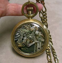 Recycled Watch, Steampunk Gadgets, Mode Steampunk, Futurisme Retro, Steampunk Watch, Diesel Punk