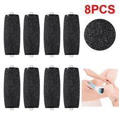 8pcs Extra Coarse Replacement Refill Roller Heads Head For Amope Pedi Perfect US Crochet Kittens, Runway Crochet, Ship Design, Fashion Accessories Photography, Callus Removal, Pedicure Tools, Pedicure Nails, Luxury Shop