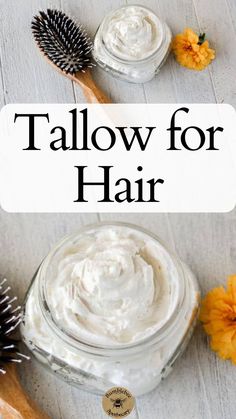 Grass fed tallow is becoming more popular for skincare. Let’s look at all the ways you can use tallow for hair and get the ultimate nutrient dense beauty treatment for your tresses. Reduce itchy, scalp, smooth frizz, boost shine, condition, hydrate, and soften and repair dry, split ends. Styling Thick Hair, Shampoo Bar Recipe, Frizz Hair, Scrub Corpo, Homemade Shampoo, Natural Beauty Recipes, Hair Care Recipes