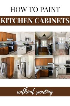 Paint cabinets kitchen without sanding