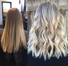 Full Foil Highlights Before And After, Damaged Blonde Hair Before And After, Full Highlights Blonde Before After, Balayage Hair Blonde Before And After, Full Foil On Brown Hair, Before And After Blonde Balayage, Full Highlight Before And After, Full Foils Blonde, Foil Blonde Highlights Full