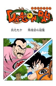 an image of dragon ball with the title in english