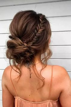 Chic Wedding Hairstyles Updos: From Boho Braids to Elegant Buns Cute Prom Hairstyles, Formal Hairstyles For Long Hair, Wedding Updos, Formal Hair, Haircut Styles