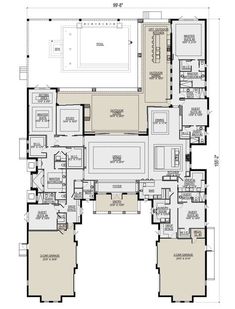 the floor plan for this house