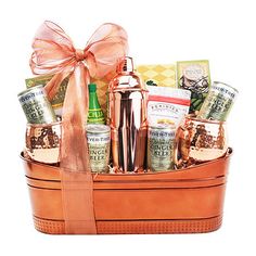 a basket filled with lots of different items