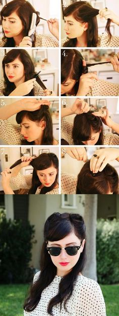 Hot Roll, Vintage Hairstyle, 40s Hairstyles, Rockabilly Hair, Vintage Wedding Hair, Hair Magazine