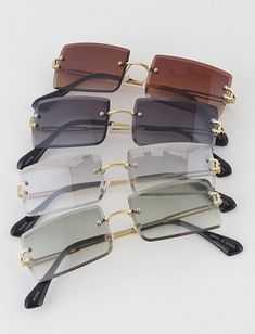 -Multi color -Vintage sunnies Cartier Shades, Aesthetic Shades, Vintage Sunnies, Trendy Glasses, Cute Sunglasses, Cute Glasses, Fashion Eye Glasses, نظارات شمسية, Stylish Glasses