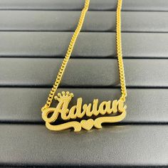 --Custom Name Necklace,3D Double Plated Name Necklace,Gold Name Necklace,Personalized Necklace For Women,3D Name Necklace,Personalized Gifts The most unique jewelry you can find, a perfect gift for your friend, family, or for yourself.  ❤️ Made and shipped from the USA ❤️ NO FADE / NONTARNISH / WATERPROOF ❤️ High-quality materials and attention to detail ❤️Color: Silver, Gold, Rose Gold ❤️ Our Process time is about 5 - 10 business days upon ordering.         The Transportation time is 4-7 Days. 3d Name, Name Necklace Gold, Gold Name Necklace, Etsy Personalized Gifts, Custom Name Necklace, Necklace Personalized, Personalized Necklace, Necklace For Women, Name Necklace