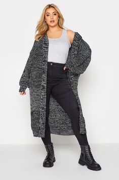 Yours Clothing Knit Cardi, Curve Fashion, Longline Cardigan, Long Tall Sally, Weekend Plans, Cardigan Long, Hooded Cardigan, Plus Size Kleidung, Over The Top