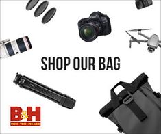 an advertisement with the words shop our bag