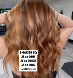 Redken Strawberry Blonde Formula, Golden Copper Hair Color, Copper Blonde Hair Color, Copper Blonde Hair, Light Auburn Hair, Amber Hair