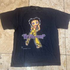 Tlc Betty Boop Hip Hop 90s Colors, Betty Boop, Vintage Shirts, Vintage Men, Vintage Black, Hip Hop, Mens Shirts, Man Shop, Black