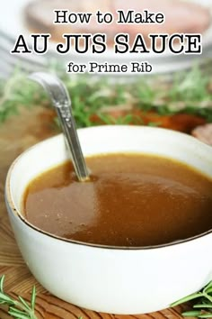 how to make au jus sauce for prime rib