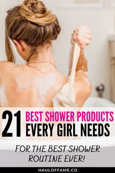 "These shower products are SO good! Some of them even have the most beautiful aesthetic too and i love using them in my shower routine!" These are the BEST shower products you need to smell good all day long and are the best shower products for women too based on popularity and reviews! These shower products for skin and beauty are the best shower routine products and they smell so good too! We've even included some top picks for the best after shower hair products! Best Body Wash To Smell Good For Women, Best Smelling Body Wash, Bathing Products