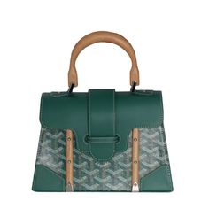 Dimensions 21x14x9 Cm In Excellent Condition Goyard Saigon, Goyard Bag, Limited Time, Bag Lady, Conditioner, Green, Color