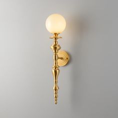 Beatty Brass Wall Lamp - Docos Brass Wall Lamp, Bathroom Sconces, Energy Efficient Design, Brass Wall, Wall Lamps, Incandescent Bulbs, Design Crafts, Wall Lamp, Wall Sconces