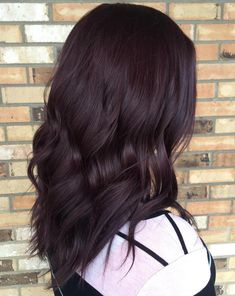 Dark Burgundy Hair Color, Cherry Brown Hair, Burgundy Brown Hair, Dark Burgundy Hair, Burgundy Hair Color, Maroon Hair, Black Red Hair