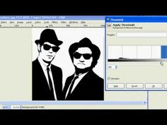 an image of two men in hats and sunglasses on a computer screen, with the words andy