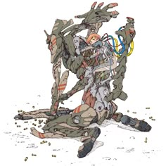 Mech Pilot Art, Akira Miyagawa, Mech Pilot, Mech Design, 캐릭터 드로잉