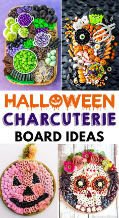 halloween crafts for kids to make and decorate with the words, halloween character board ideas