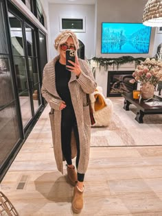 AIRE curated on LTK Ugh Platform Outfits, Church Outfit Dress, Platform Outfits, Mum Fits, Church Outfit Winter, Super Casual Outfits, Cute Lounge Outfits, Oversized Jumpsuit