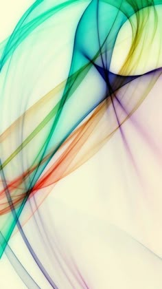 an abstract painting with multicolored lines