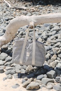 The ultimate Canvas Beach Bag for your summer lifestyle. ⁠ ⁠ Super durable and extra large, we have designed these from the ground up to carry all beach essentials.⁠ ⁠