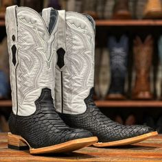 Tanner Mark Men's Genuine Python Square Toe Boots $349.99 with Free Shipping. To Buy Call 323-312-3317 or click on the image.
#Caballobronco #tannermarkboots #botasvaqueras #botasdepiton #pytonboots #snakeskinboots #squaretoeboots #cowboyboots #westernfashion #westernstyle #TannerMarkboots #genuinepython #botasexoticas #botasmexicanas #botinescharros #botines #tannerboots #squaretoeboots #botastannermark #botastanner #virals #viralpost #viralvideo #viralreel #mensboots #viralreels #tannershoes Python Boots Outfit, Cowboy Boots Outfit Mens, Python Boots, Black Dress Boots, Country Outfit, Boots Outfit Men, Cowboy Stuff, Black Python, Character Clothing