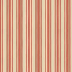 an orange and white striped wallpaper with vertical stripes on the bottom half of it