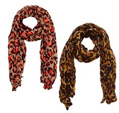 Brand: Peach CoutureFeatures: Lightweight and versatile, Perfect for all seasons. Available in 2 packs and various colors Crinkled scarf with a trendy Leopard Animal Print Pattern. This fashionable lightweight scarf, wrap or shawl is the perfect finishing touch to almost any outfit Size: 37" x 76" Details: Peach Couture is a registered trademark. This elegant premium quality scarf is a great addition to your collection of fashion accessories. Trendy and versatile, warm and light weight, perfect Crinkle Scarf, Toddler Size Chart, Animal Print Pattern, Animal Prints Pattern, Size Chart For Kids, Leopard Animal, Lightweight Scarf, Formal Looks, Yellow And Brown