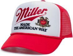 ❤Miller Trucker Hat .:Introducing our versatile and stylish hat, perfect for any occasion. Crafted from high-quality materials, this hat is designed to be durable and long-lasting. .:Handmade & made to order in U.S.A .:Ships in 1-3 days after order is processed Send message with any questions! Beer Hat, Beer Graphic, Vintage Beer, Stylish Hats, Cute Hats, Drinking Beer, Hat Making, Hats Vintage, Favorite Jeans