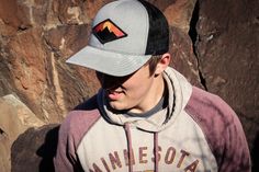 Official Richardson 112 snapback with stitched embroidered patch. This mountain hat is made to hold up on any adventure. Mountain Hat, Mountain Sunrise, Hold Ups, Embroidered Patch, Embroidered Patches, Trucker Hat, Baseball Hats, Hats, Grey