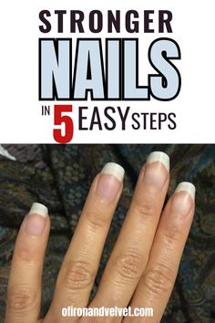 How I grow strong nails naturally - Of Iron and Velvet Finger Nails Health, Nail Strengthening Tips, Nail Thickener, Jade Bathroom, Home Nail Care, Nails Growth