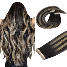 PRICES MAY VARY. High Grade High-Quality Hair-Long-Lasting and Reusable: 100% Remy human hair, silky, soft, shiny, and tangle-free, washable, can be straightened or curled, keep below 390℉, requires careful care to last 4+ months, see product page for maintenance details 40pcs Tape Hair Specification-1 Pack for Natural Volume: 1.5-inch width, 40 pcs per pack; 10-26 inches available, 10"-60g, 12"-80g, 14"-24"-100g, 26"-120g, 1 pack provides natural volume, upgraded weight tape for thin hair, Addi Straight Hair Natural, Hair Extension Brands, Real Human Hair Extensions, Hair For Women, Natural Blondes, 100 Remy Human Hair, Tape In Hair Extensions, Hair Natural, Manicure Y Pedicure