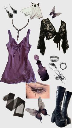 Witchy Outfits, Dark Punk, Whimsical Fashion, Grunge Goth, Goth Outfits, Alternative Outfits, Fashion Design Clothes