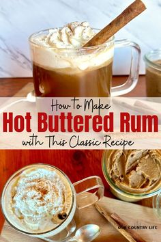 how to make hot buttered rum with this classic recipe