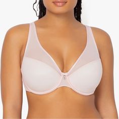 Questions? Leave A Comment Below! Sheer Pink Bra For Spring, Pink Sheer Bra For Spring, Feminine Pink Sheer Bra, Spring Sheer Pink Bra, Pink Sheer Underwire Bra, Elegant Full Coverage Pink Bra, Elegant Pink Stretch Bra, Net Bra, Leave A Comment