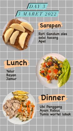 a poster with different types of food on it