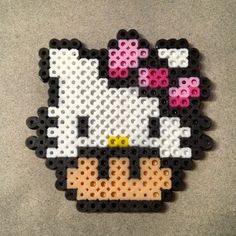 an image of a hello kitty made out of legos